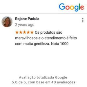 Avaliação no Google de Cliente da Padaria Artesanal Delivery Conexão Delícia