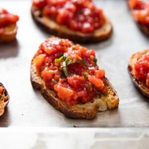 Antepasto Pão Bruschetta