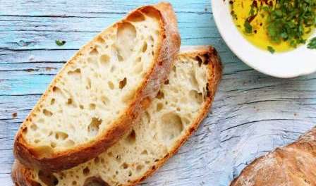 Pão Italiano de Fermentação Natural da Padaria Artesanal Conexão Delicia