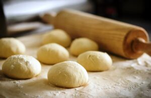 Massa Pão de fermentação natural e rolo