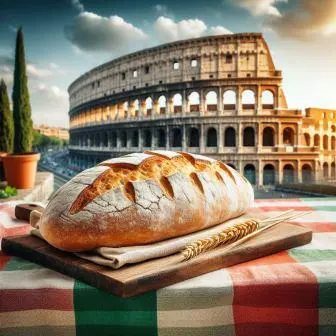 Pão Ciabatta Da Itália para sua Mesa