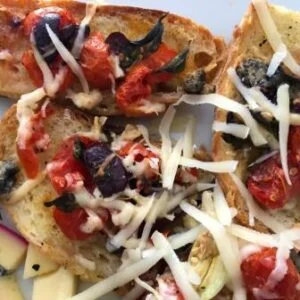Bruscheta Antepasto Tomate Confit
