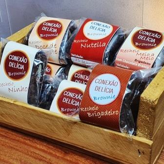 Brownie Brigadeiro Brownie expositor