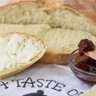Baguete Italiana Crosta Parmesão Pão Italiano tradicional