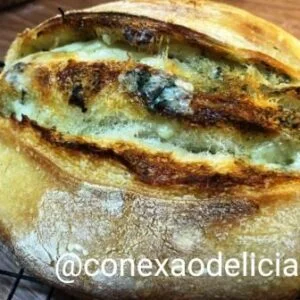 Pão Italiano gorgonzola da Padaria Artesanal Delivery Conexão Delícia