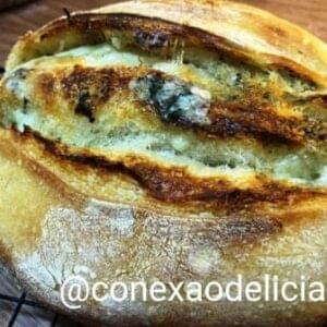 Pão Italiano gorgonzola da Padaria Artesanal Delivery Conexão Delícia
