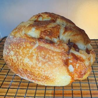 Pão Italiano Provolone e Calabresa Pão Italiano provolone e calabresa da Padaria Artesanal Delivery Conexão Delícia